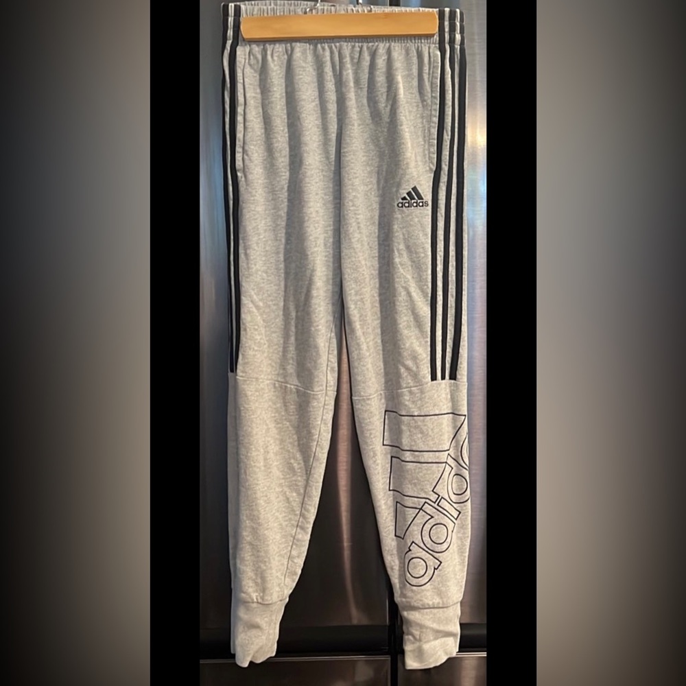 Boys 100% Cotton Adidas pants  - Size 10/12